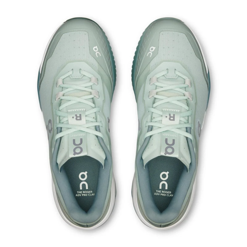 THE ROGER ADV Pro Chaussure terre battue Hommes - menthe, blanc