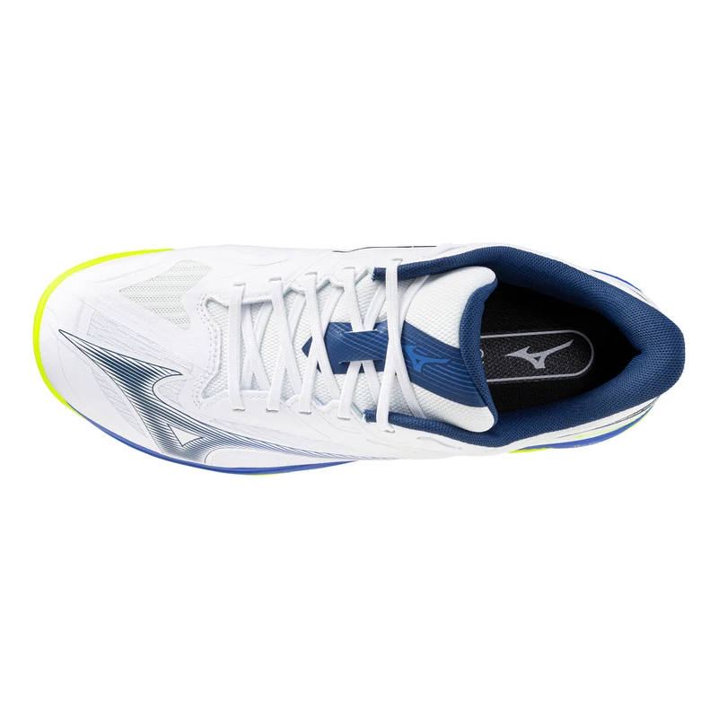 Wave Exceed Court Chaussure terre battue Hommes - blanc, bleu