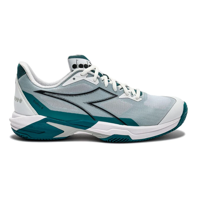 Trofeo 4 Chaussure terre battue Hommes-blanc, noir