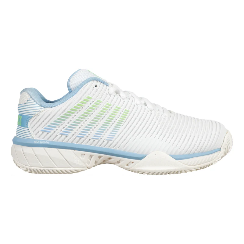 Hypercourt Express 2 Chaussure Terre Battue Femmes-Blanc,Bleu Clair