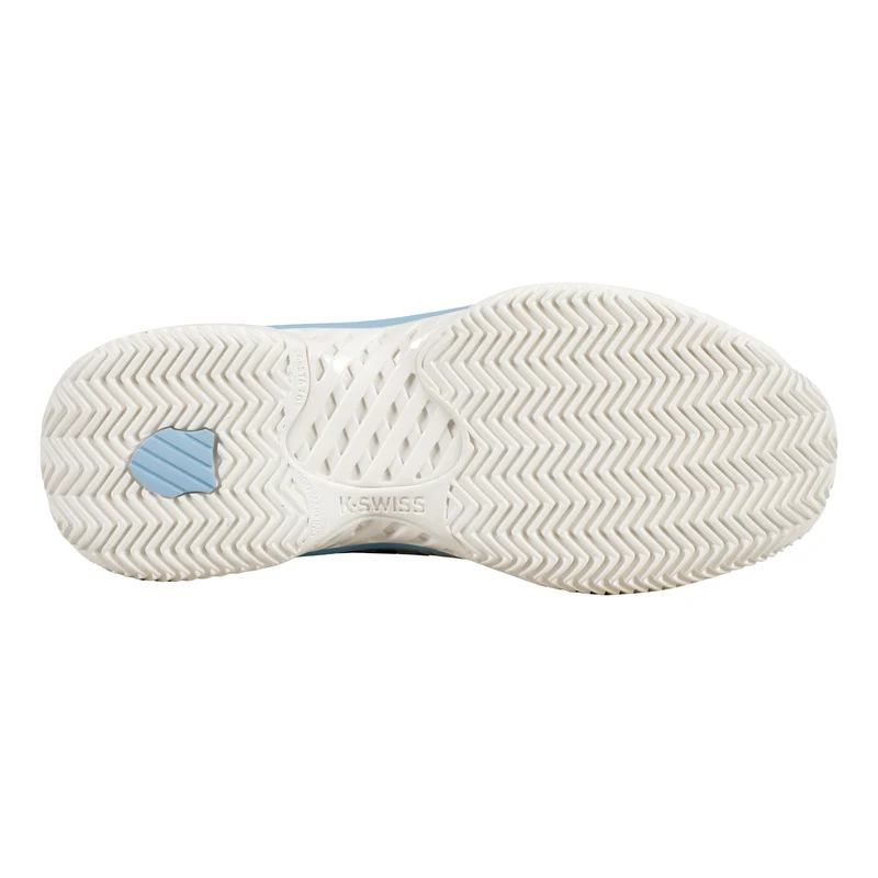 Hypercourt Express 2 Chaussure Terre Battue Femmes-Blanc,Bleu Clair