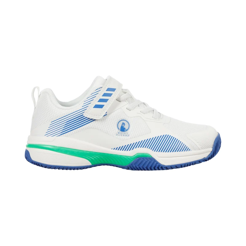 Match Velcro Clay Chaussure terre battue Enfants-blanc, bleu