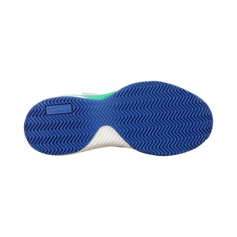 Match Velcro Clay Chaussure terre battue Enfants-blanc, bleu