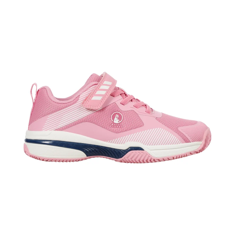 Match Velcro Clay Chaussure terre battue Enfants-pink, blanc