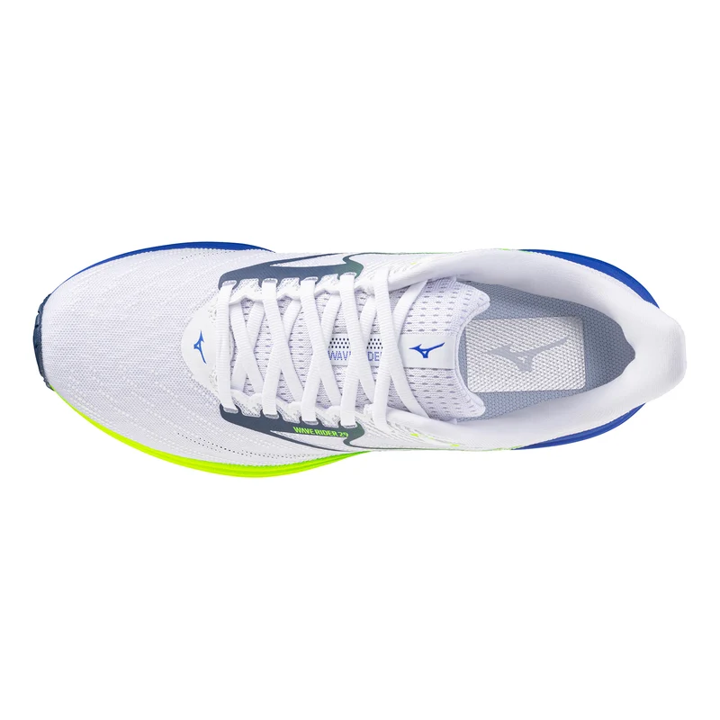 Wave Rider 29 Chaussure de running sans stabilisateurs Hommes-blanc, bleu