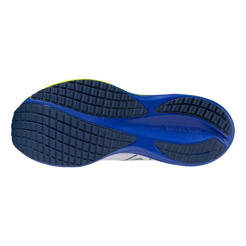 Wave Rider 29 Chaussure de running sans stabilisateurs Hommes-blanc, bleu