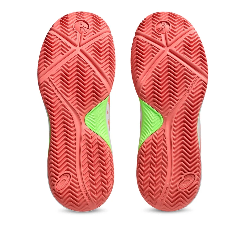 GEL-DEDICATE 8 PADEL GS Chaussures padel Enfants-corail, blanc