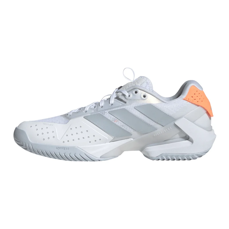 adizero Ubersonic 5 Chaussures toutes surfaces Femmes - blanc, abricot