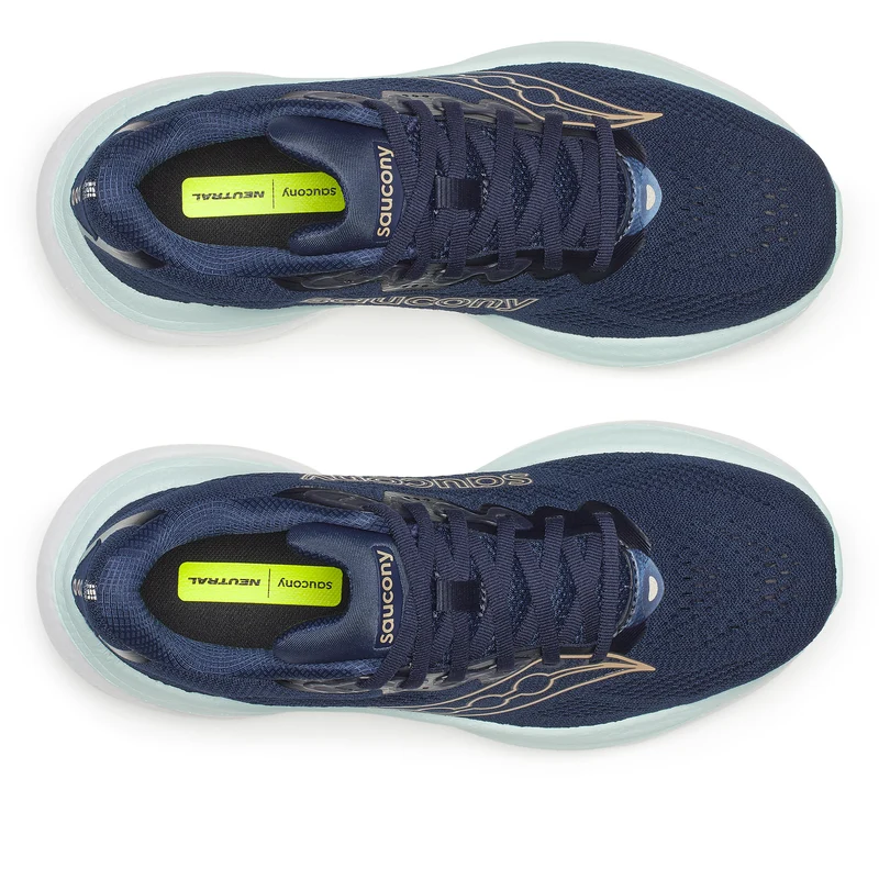 Ride 19 Chaussure de running sans stabilisateurs Femmes-bleu foncé, blanc