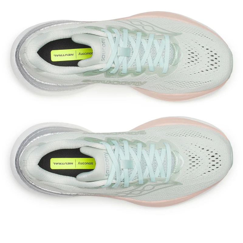 Ride 19 Chaussure de running sans stabilisateurs Femmes-vert clair, rosé