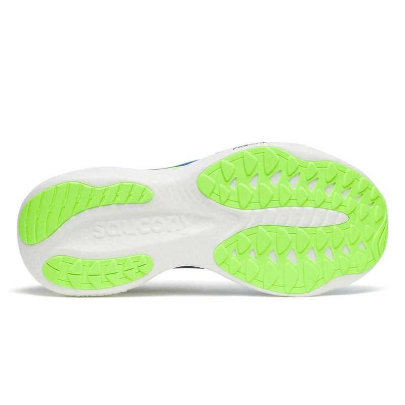 Ride 19 Chaussure de running sans stabilisateurs Hommes-bleu, vert fluo