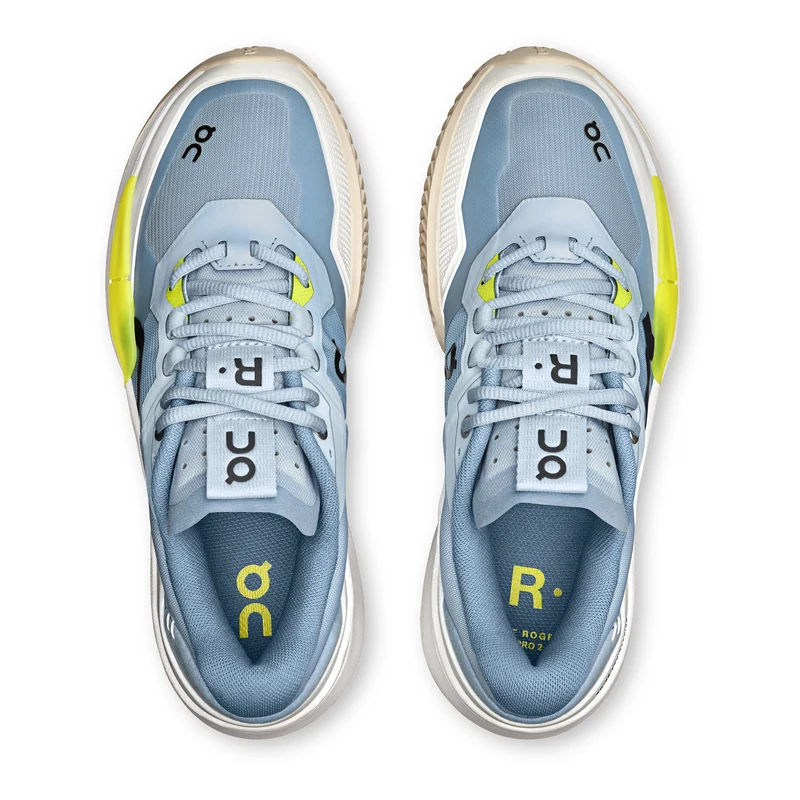 The Roger Pro 2 Chaussure Terre Battue Femmes-Bleu Clair,Jaune