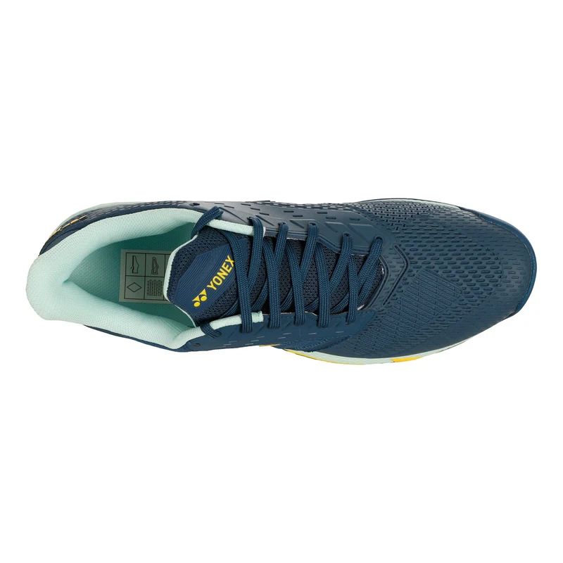 Power Cushion Ad-Accel Chaussure Terre Battue Hommes-Bleu Foncé,Turquoise