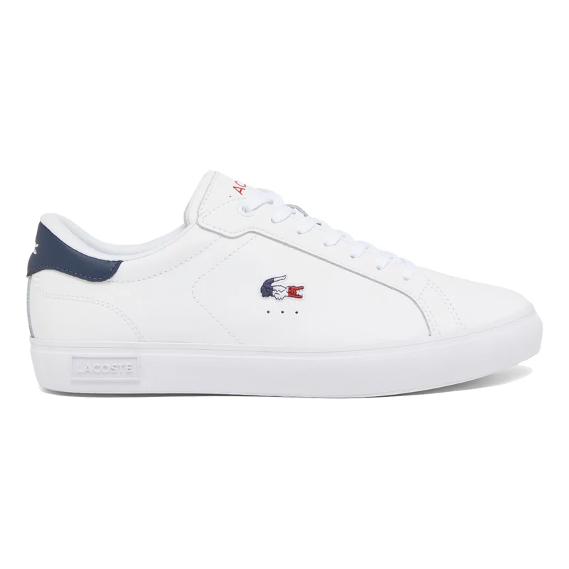 Powercourt Baskets Hommes-blanc, bleu foncé