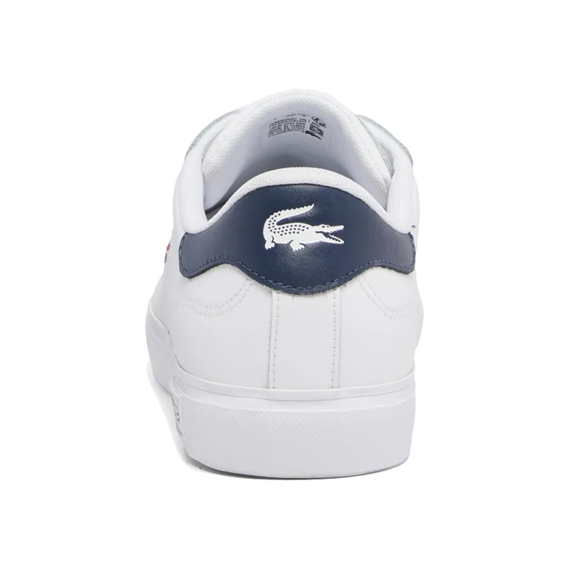 Powercourt Baskets Hommes-blanc, bleu foncé