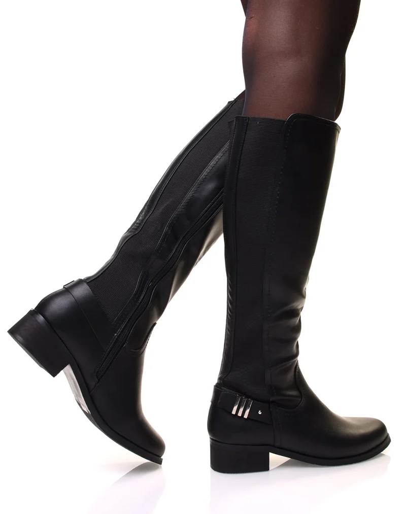 Bottes cavalières noires