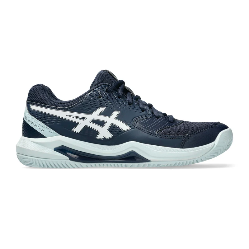 Gel-Dedicate 8 Chaussure terre battue Femmes - bleu foncé, blanc