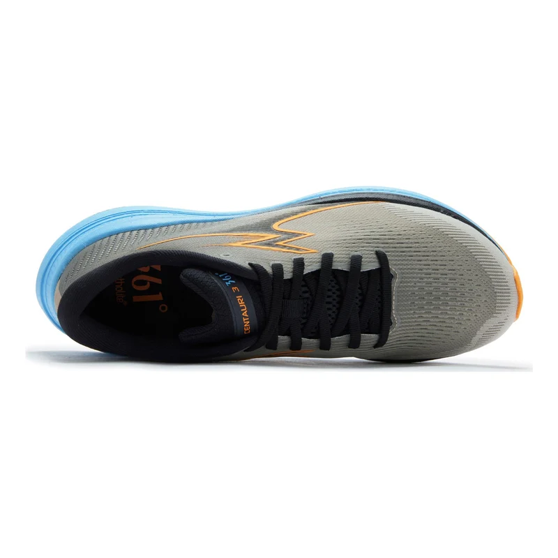Centauri 3 Chaussure de running sans stabilisateurs Hommes-gris, jaunes fluo