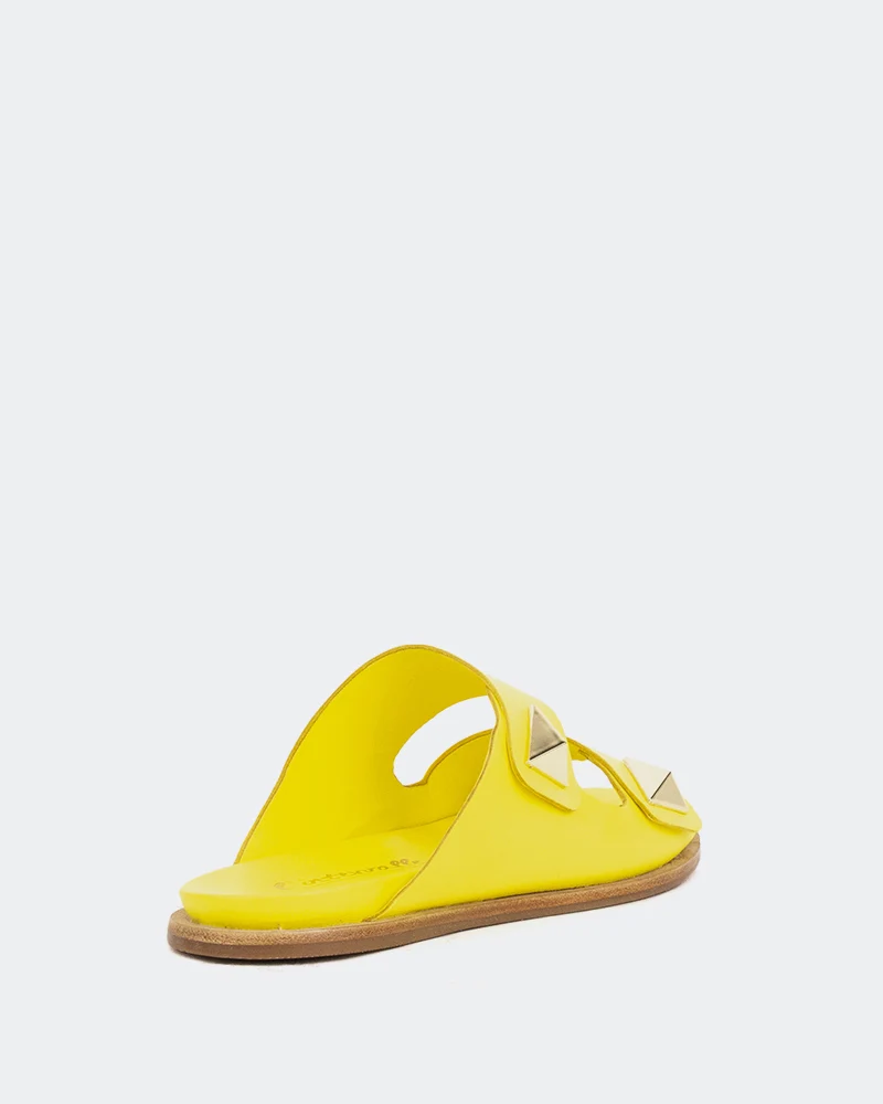 Kaylan Yellow Leather