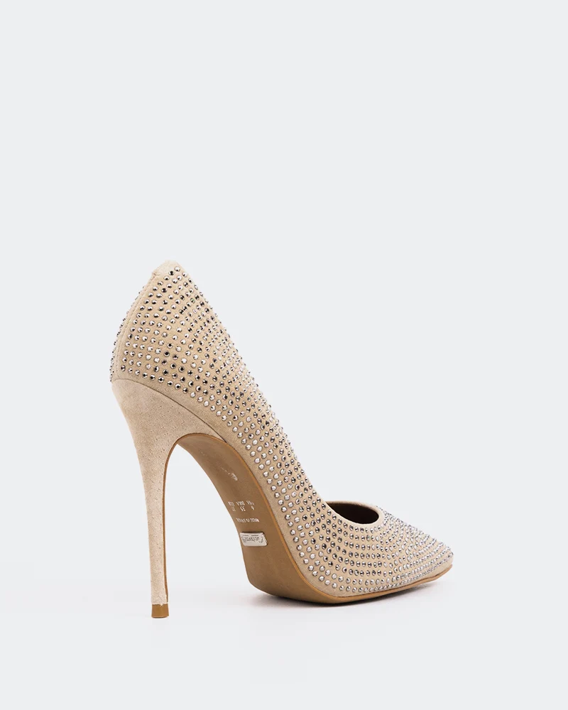 Trisha Beige Suede