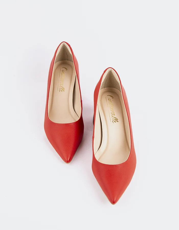 Josephine Red Leather