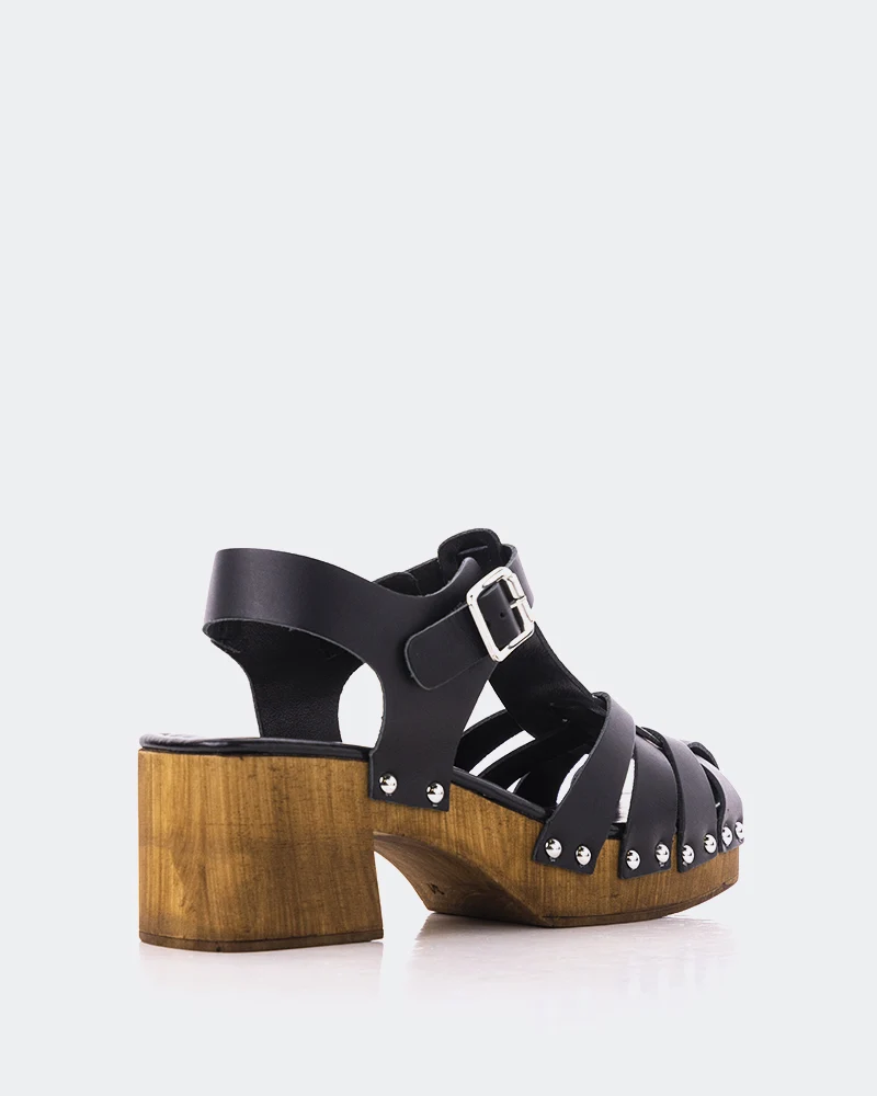 Oline Black Leather