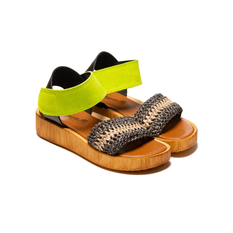 Flit Yellow Multi Suede