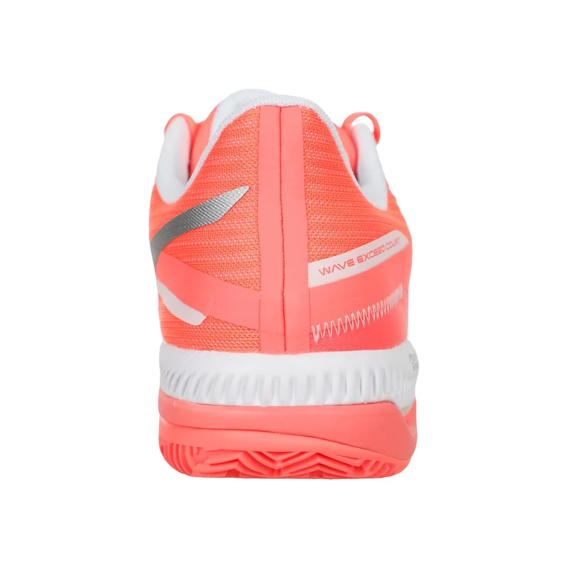 Wave Exceed Court Chaussure Terre Battue Femmes-Corail,Blanc