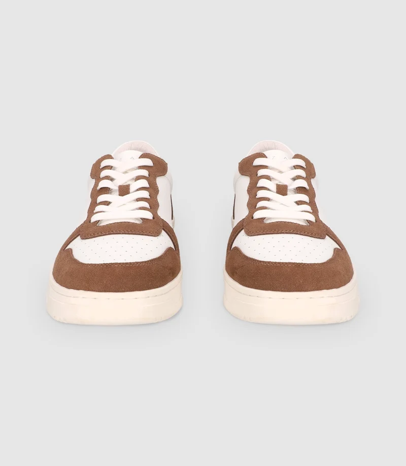 Chaussures sneakers avec logo taupe