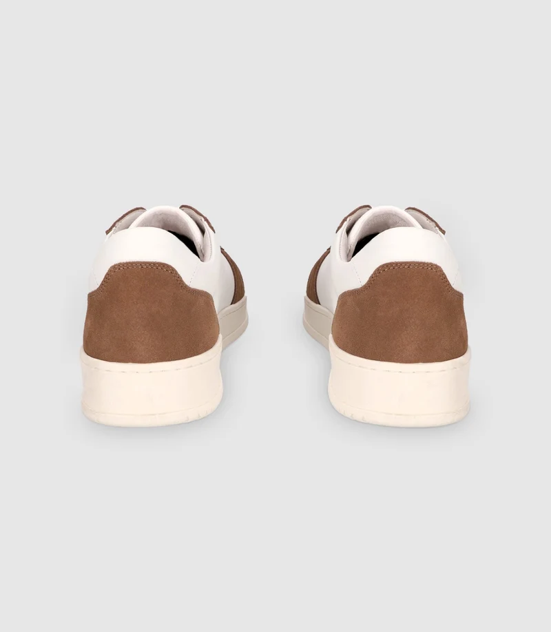 Chaussures sneakers avec logo taupe