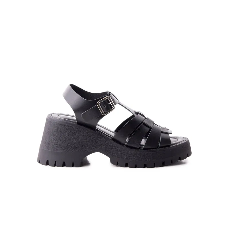 Capranica Black Leather