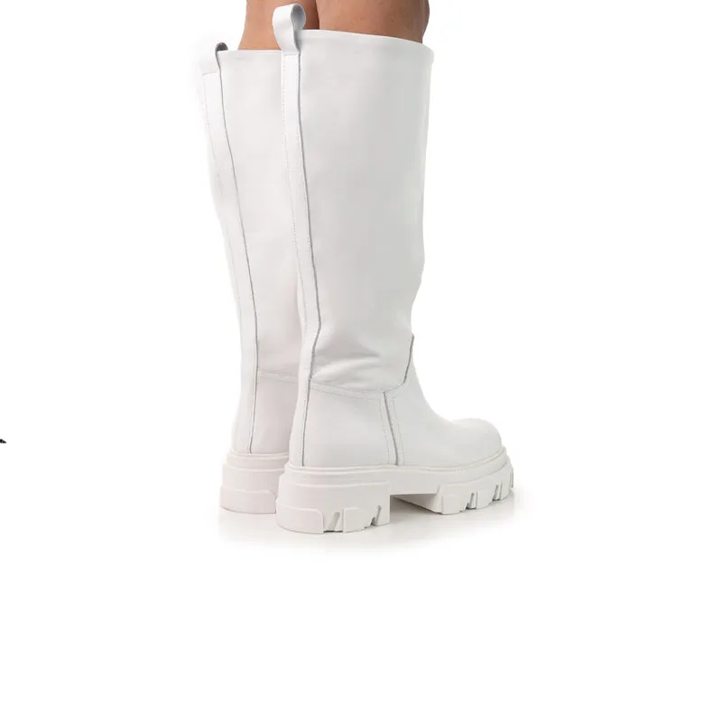 Marikina White Leather