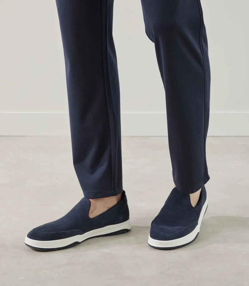Chaussures casual en suède marine