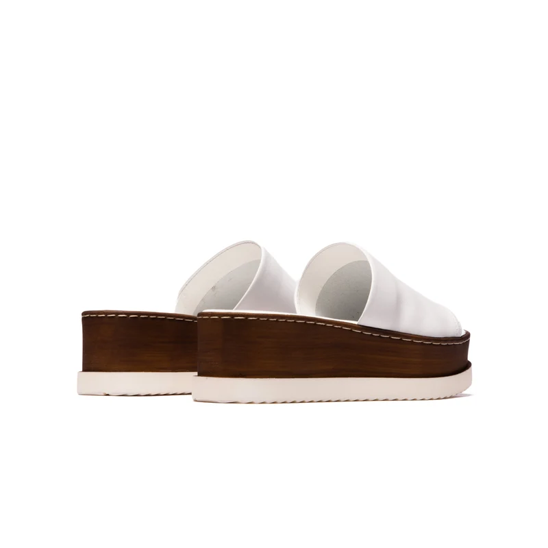 Cefalu White Leather