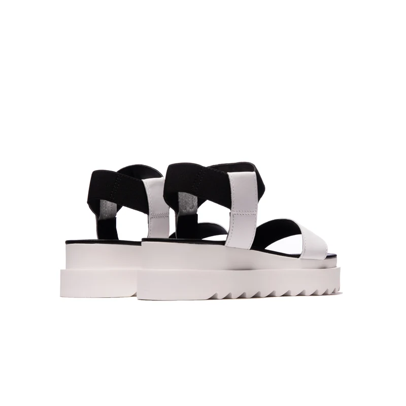Gerta White Leather