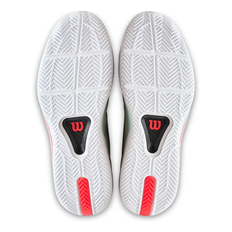 Rush Tour 5 Chaussure terre battue Hommes-blanc, turquoise
