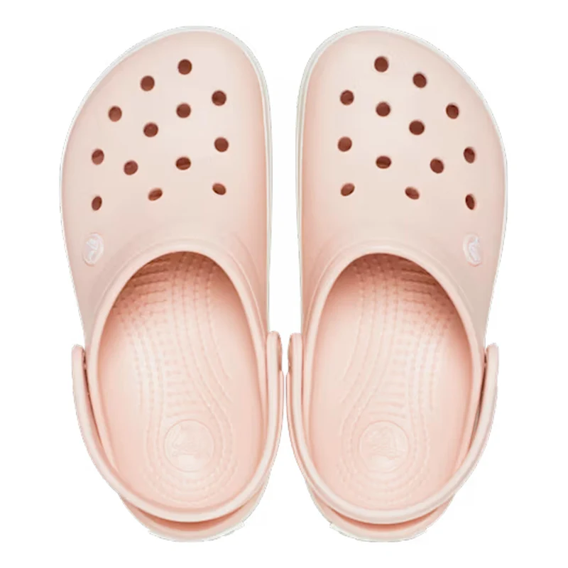 Crocband Clog Tongs Unisex - rosé, blanc