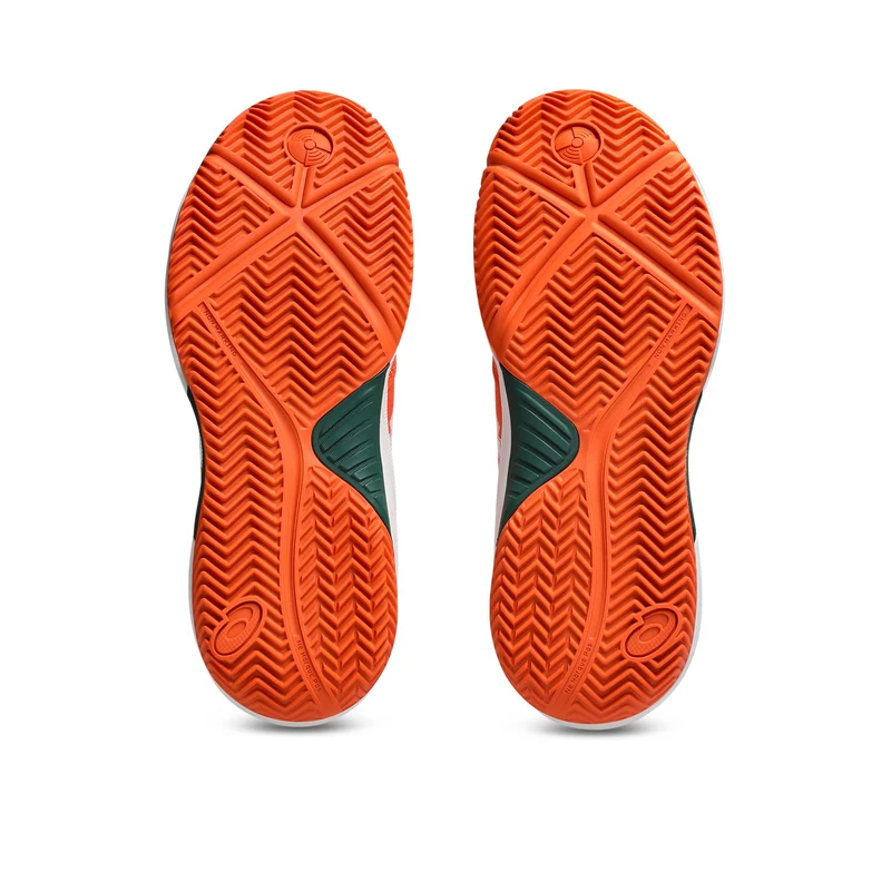Gel-Dedicate 9 GS Chaussures padel Enfants - orange fluo, blanc