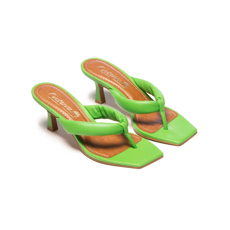 Gardenia Green Leather