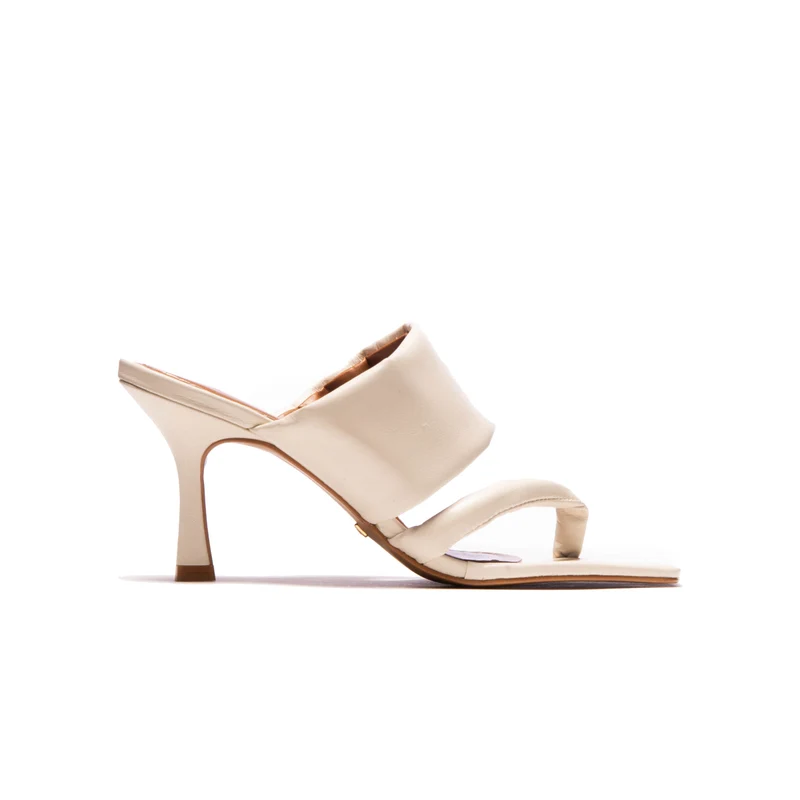 Jet Off White Leather