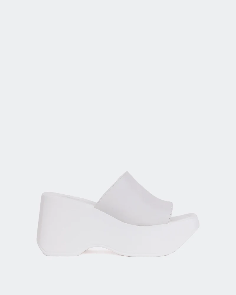 Klum White Leather