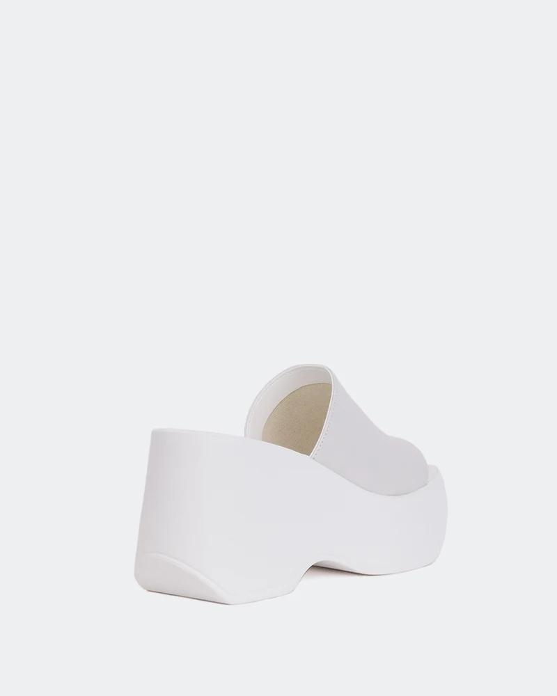Klum White Leather