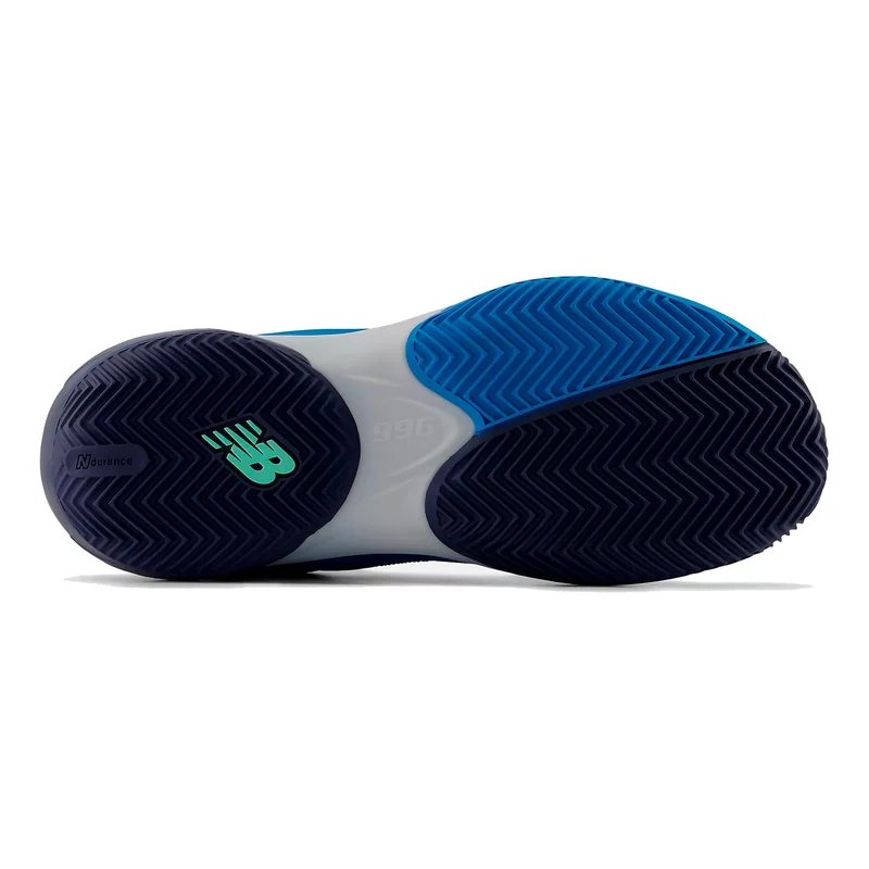 996v7 Chaussure terre battue Hommes - turquoise, bleu foncé