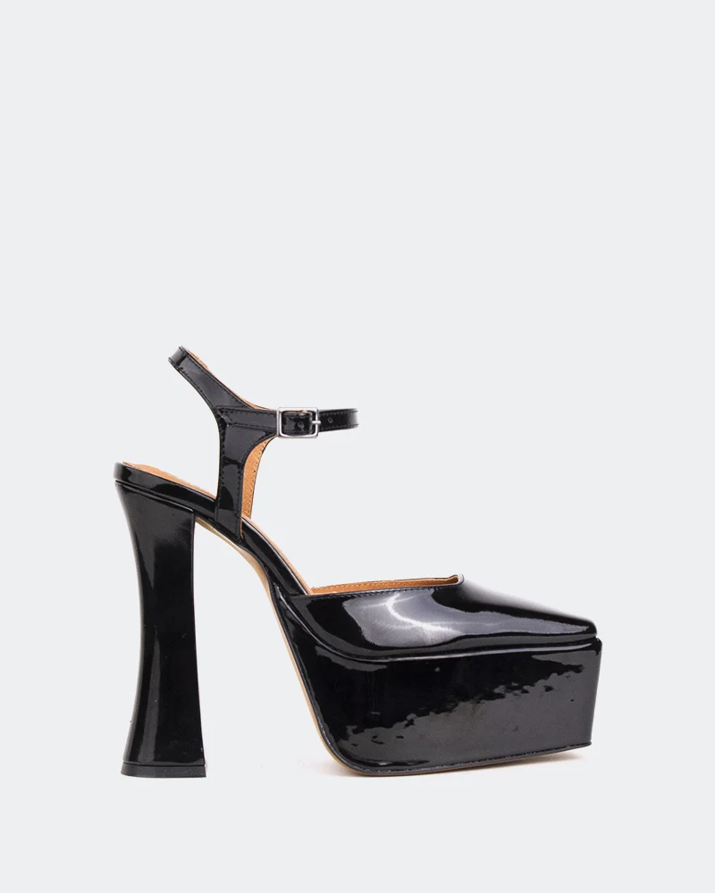 Wang Black Patent/Verni Noir