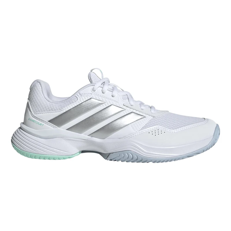 GameCourt 3 Chaussures toutes surfaces Femmes - blanc, argent