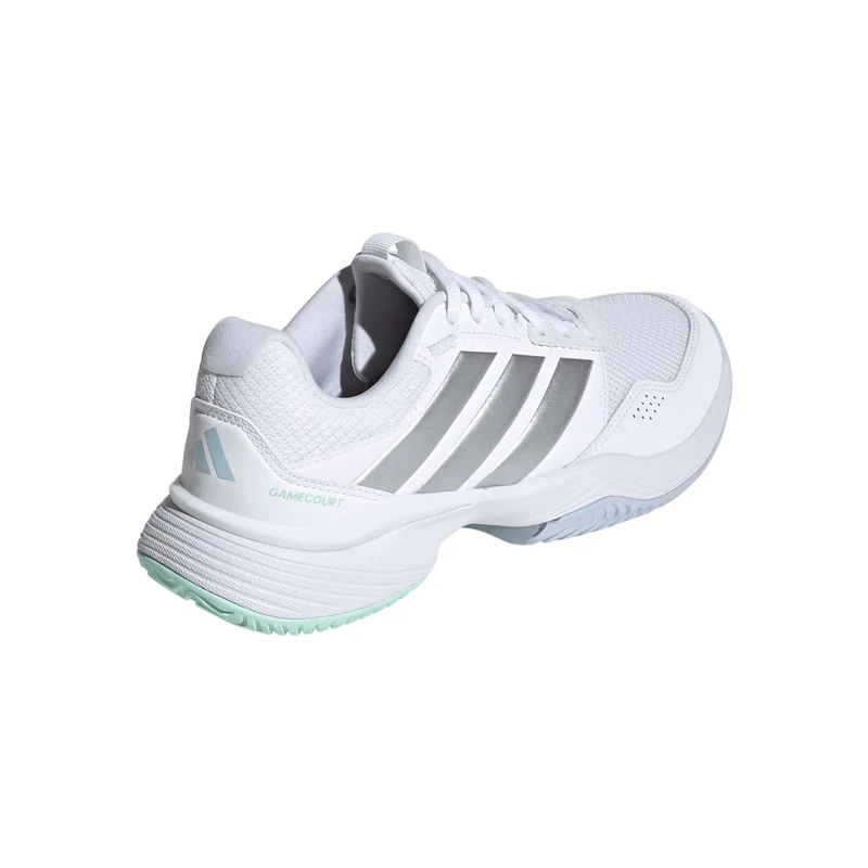 GameCourt 3 Chaussures toutes surfaces Femmes - blanc, argent