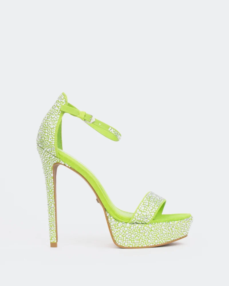 Rinna Green Suede