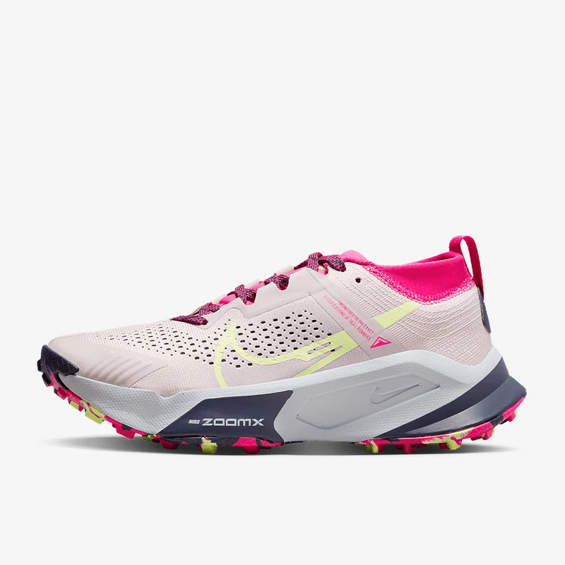 Nike Womens Zegama Trail - Platinum Violet/Luminous Green