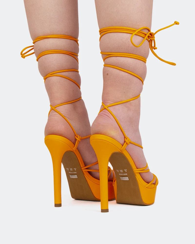 Nevis Orange Leather