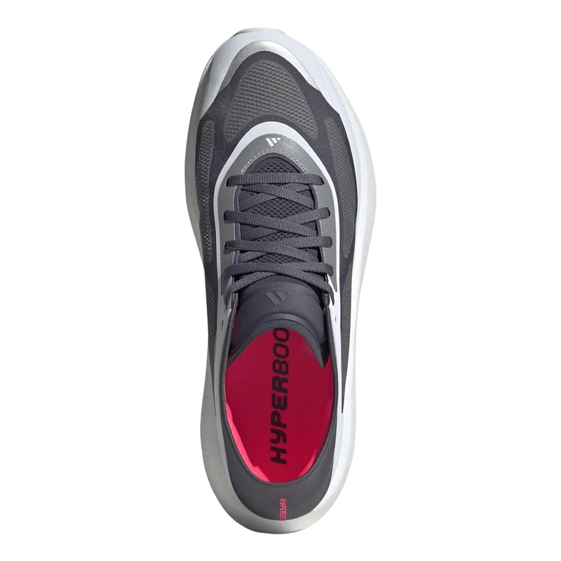 Hyperboost Run Chaussure de running sans stabilisateurs Hommes - gris, blanc